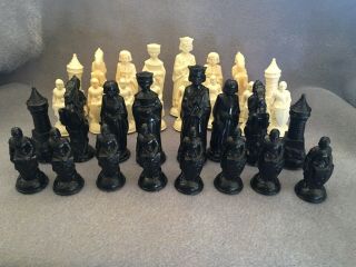 Vtg Anri Lowe Renaissance Chess Set