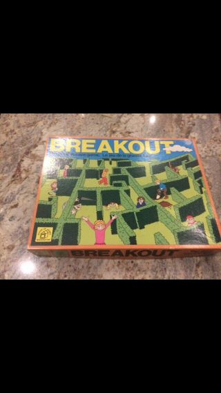 Vintage Breakout Game The Great Escape Board House Of Games Waddingtons 1975