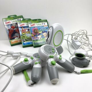 Leapfrog Leaptv Educational Video Gaming System Learning Console With 3 Games
