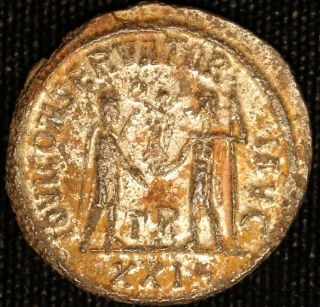 Ancient,  Roman Empire Diocletian as Augustus 284 - 305 A.  D.  silvered Antoninianus 3