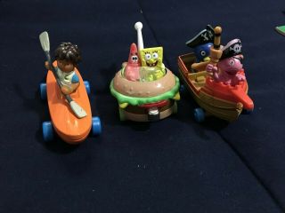 3 Take Along Nickelodeon Cars Diego,  Backyardigans,  Spongebob Loose/nice F1