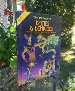 1980 Ad&d Advanced Dungeons & Dragons Deities And Demigods Hardback Tsr Presents