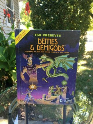 1980 AD&D Advanced Dungeons & Dragons Deities and Demigods Hardback TSR presents 2
