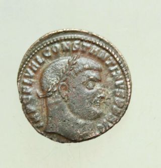 Constantine I.  Ad 307 - 337 Æ22mm Follis Jupiter Heraclea