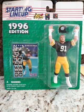 1996 Kevin Greene - Starting Lineup - Pittsburgh Steelers - Nfl