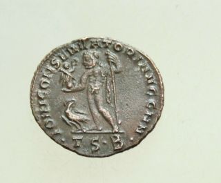 Constantine I.  Ad 307 - 337 Æ22mm Follis Jupiter Thessalonika