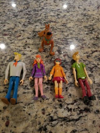 Hanna Barbera Scooby Doo Charter Ltd 2011 Mystery Solving Figures Set Of 5