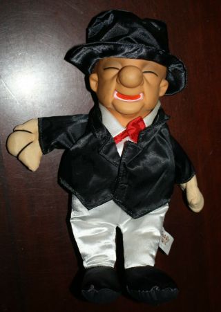 Mr.  Magoo Plush Doll In Tuxido And Hat Cuddle Wit Plastic Face 12 "