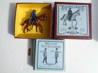 Britains 8878 American Civil War,  Union General Grant Mounted 1:32 Scale 54mm Ww