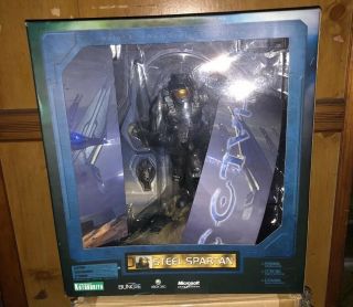Halo 3 Steel Spartan Statue Figure By Kotobukiya Mib