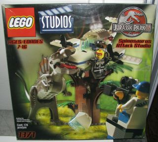 Lego Studios 1371 Jurassic Park Lll Spinosaurus Attack