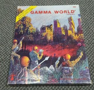 Gamma World Box Set 1st Edition - Tsr 3002 - 1978 - Complete