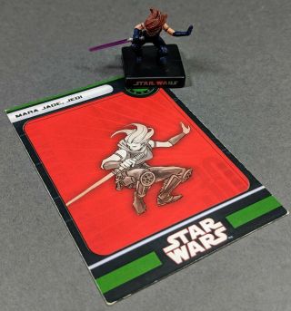 Star Wars Miniatures Mara Jade Jedi 37 With Stat Card
