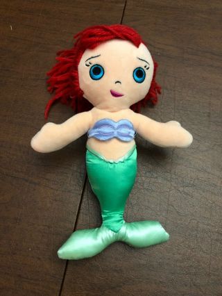Disney Ariel Little Mermaid Plush Stuffed Doll 9 Inch