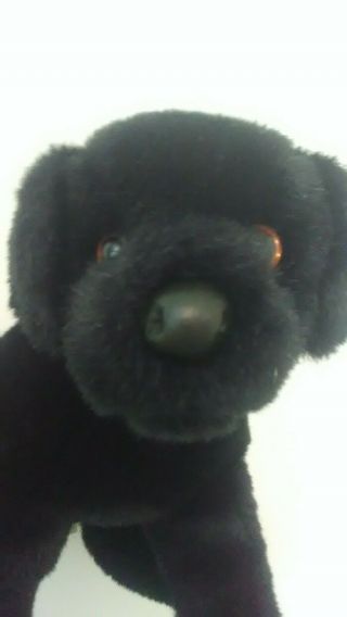 Douglas Cuddle Toy Black Lab Labrador Puppy Dog Plush Stuffed Animal 12 ".