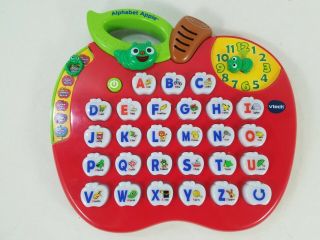 Vtech Alphabet Apple 1390 Electronic Learning Activity Interactive Toy Game
