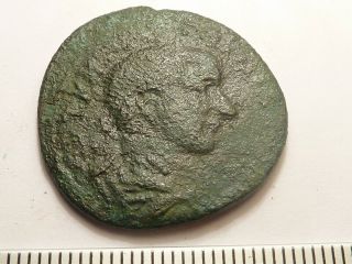 5912 Ancient Roman Augustus Provincial Bronze Coin Ae26,  1st Century Bc