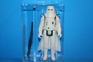Vintage Star Wars Afa Graded Snowtrooper 80 Nm 80 Hk Figures Weapon Kenner Cv