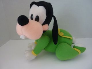 Mattel Disney Baby Goofy Crawling Plush - Touch N Crawl - Great