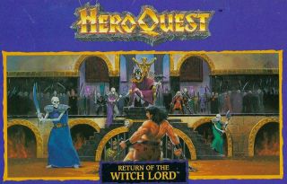 Return Of The Witch Lord,  Milton Bradley,  Heroquest,  Hero Quest,  Megaextras