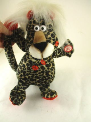 Cute Dan Dee Singing Plush Animal,  Cheetah?,  Sings Do You Love Me?