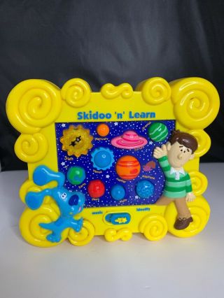 2000 Vintage Blues Clues Skidoo N Learn Solar System Toy Sound & Lights