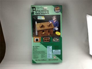Dura Craft Pioneer Log Cabin Real Wood Dollhouse Kit Pr179 1 " Scale Nib