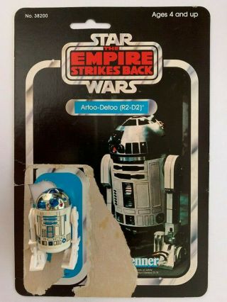 Vintage Kenner Star Wars Empire Strikes Back R2 - D2 1980 Card Back