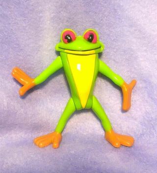 Rainforest Cafe Cha - Cha Frog Figure Toy Rfc Restaurant Advertising