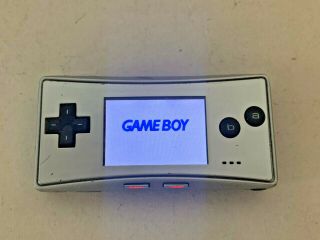 Nintendo Game Boy Micro Silver Color Console