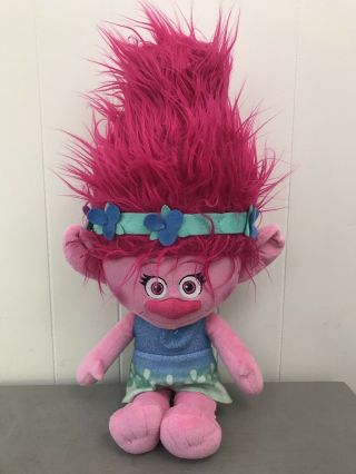 Dreamworks Trolls Large 24 " Adorable Stuffed Animal Plush Poppy Pink Troll Doll