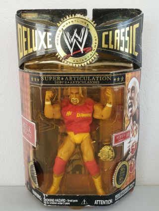Jakks Pacific Wwe Deluxe Classic Superstars Hulk Hogan Series 01 Figure Moc