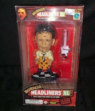 1999 Horror Headliners Xl Texas Chainsaw Massacre Leatherface 13,  183 Of 45,  000