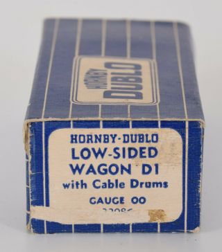 Hornby Dublo Low Sided Wagon D1 with Cable Drums Gauge OO 2