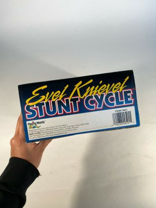 Vintage 1998 King of the Stuntmen Evel Knievel Stunt Cycle Figure Motorcycle 3