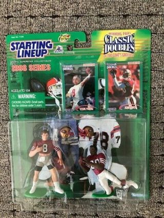 Steve Young & Jerry Rice Sf 49ers Kenner Starting Lineup Classic Doubles Footbal