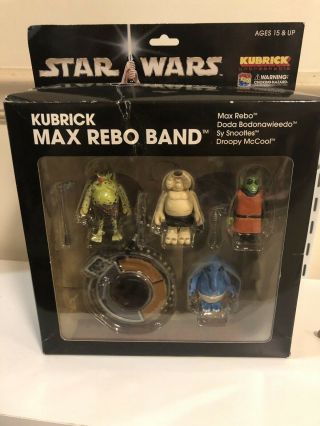 Star Wars Medicom Kubrick 2005 Exclusive Max Rebo Band Set