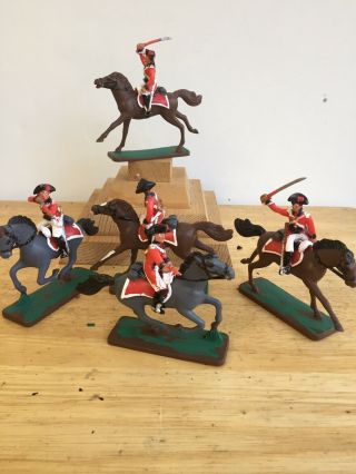 Armies In Plastic Mounted British Cavalry Arw 1/32 54mm Painted (5)