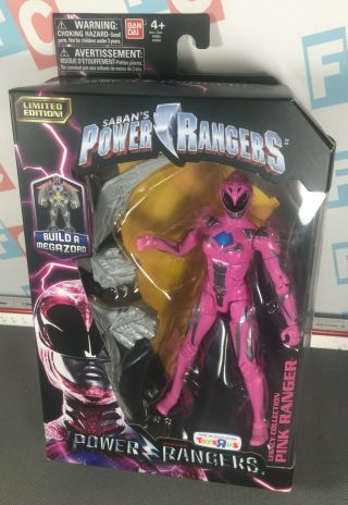 Bandai Mighty Morphin Power Rangers Legacy Movie Edition Pink Figure