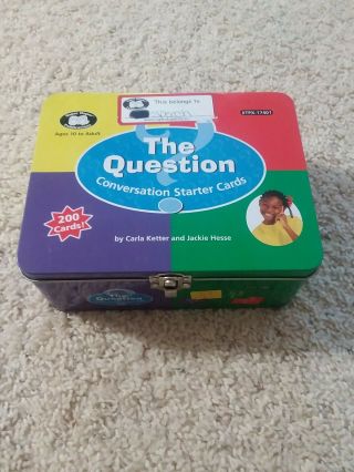 The Question Conversation Starter Cards By Superduper Inc For Speech Therapy Euc