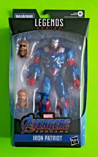 Marvel Legends Avengers Endgame 6 " Iron Patriot Figure (baf Thor) - New/sealed