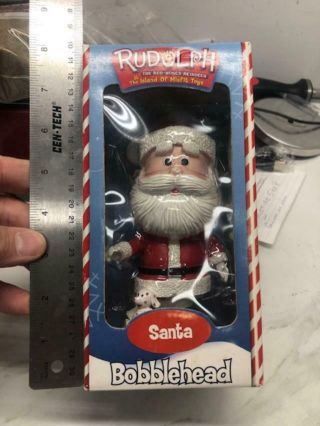Rudolph The Red Nosed Reindeer Santa Bobblehead