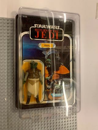 Vintage Star Wars Rotj Klaatu Unpunched Return Of The Jedi Moc 1983 65 Back