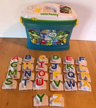 Leap Frog Letter Factory Phonics Alphabet Letters A - Z Learning Bucket 100 2012