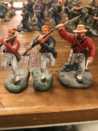W Britains Toy Soldiers Civil War Regiments 00280 Louisiana Tigers