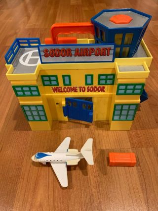 Thomas Take N Play Sodor Airport With Jeremy And Baggage.  Rare
