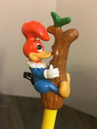 Rare Woody Woodpecker Applause Pencil Topper Vintage 1988 Unsharpened