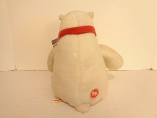 2007 Coca - Cola Polar Bear 10 Inch Stuffed Animal Plush 3