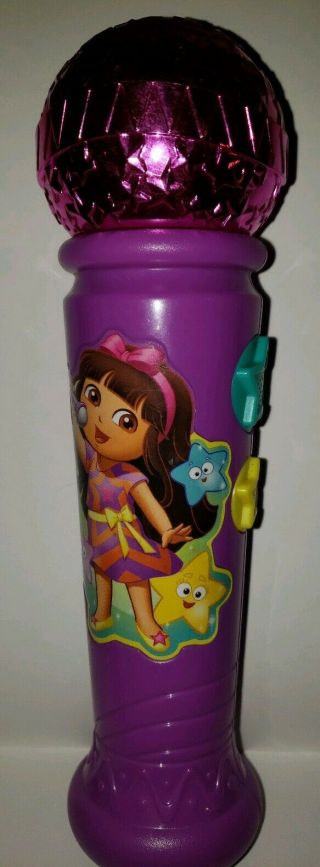 2012 Mattel Dora The Explorer Songs & Tunes Microphone Musical Toy
