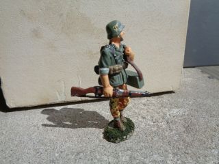 King & Country German Ws008 Advancing Panzer Grenadiers Lead Soldier Ww2,  Ch